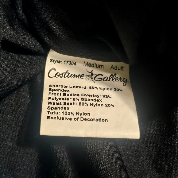 Adult Dance Costume Gallery Unitard Peacock Tutu Sparkly Blouson Jazz Tap Blue M - Picture 9 of 13